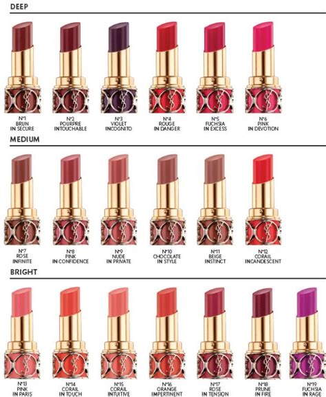 ysl lip oil colors|YSL number 19 lipstick.